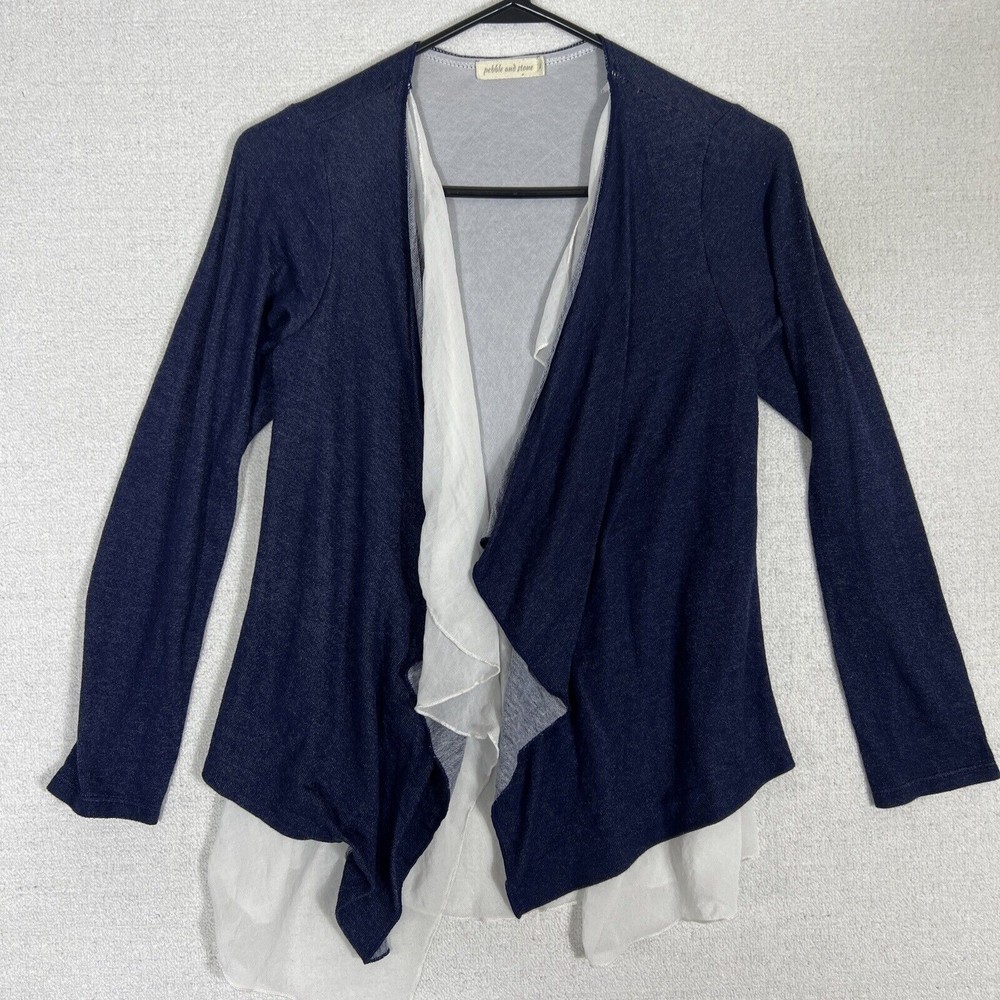 Pebble And Stone Open Front Layered Cardigan Wome… - image 1